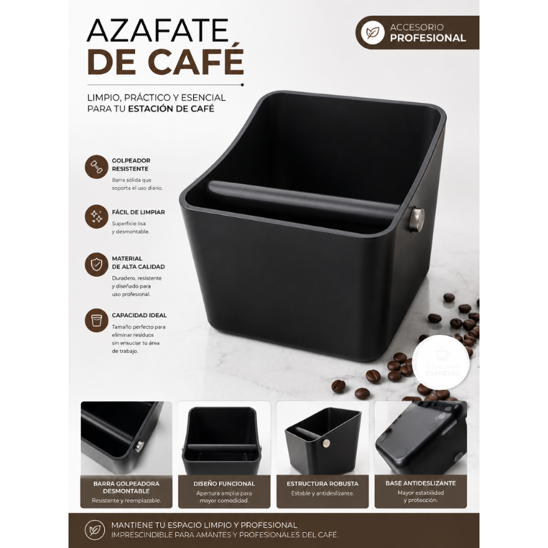 Azafate Caja De Golpe Residuos Cafe
