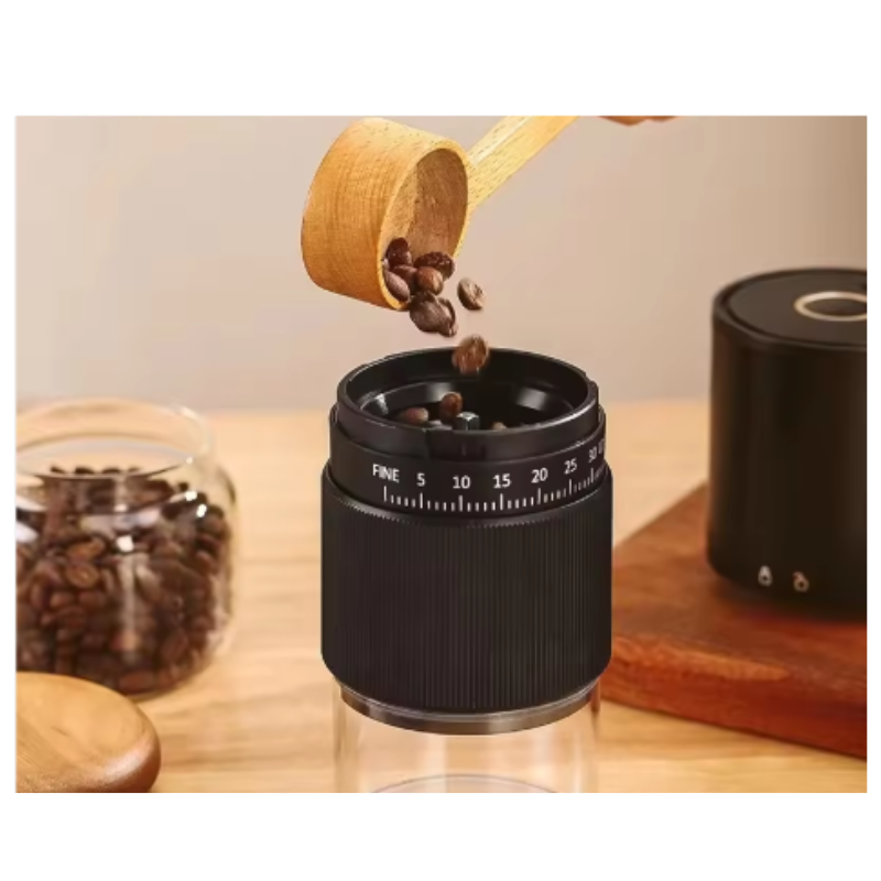 Molino De Cafe Eléctrico Portátil Recargable Negro
