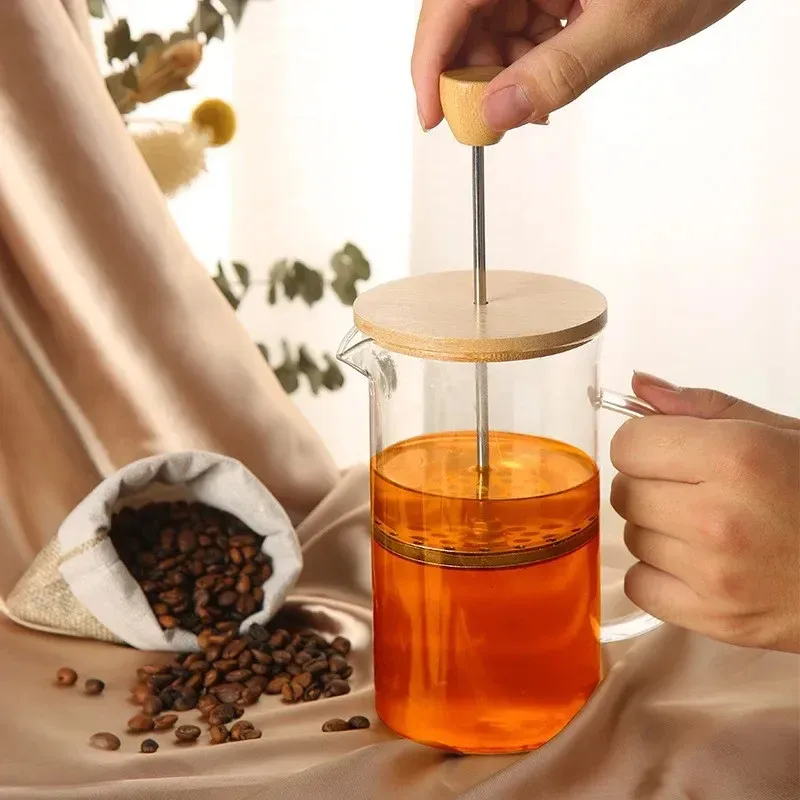 Prensa Francesa Bambú Con Base De Bambú 350ml