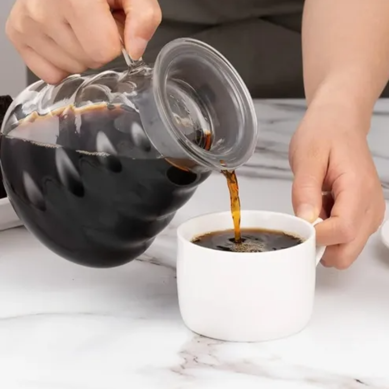 Server Café Con Tapa Para Método filtrado