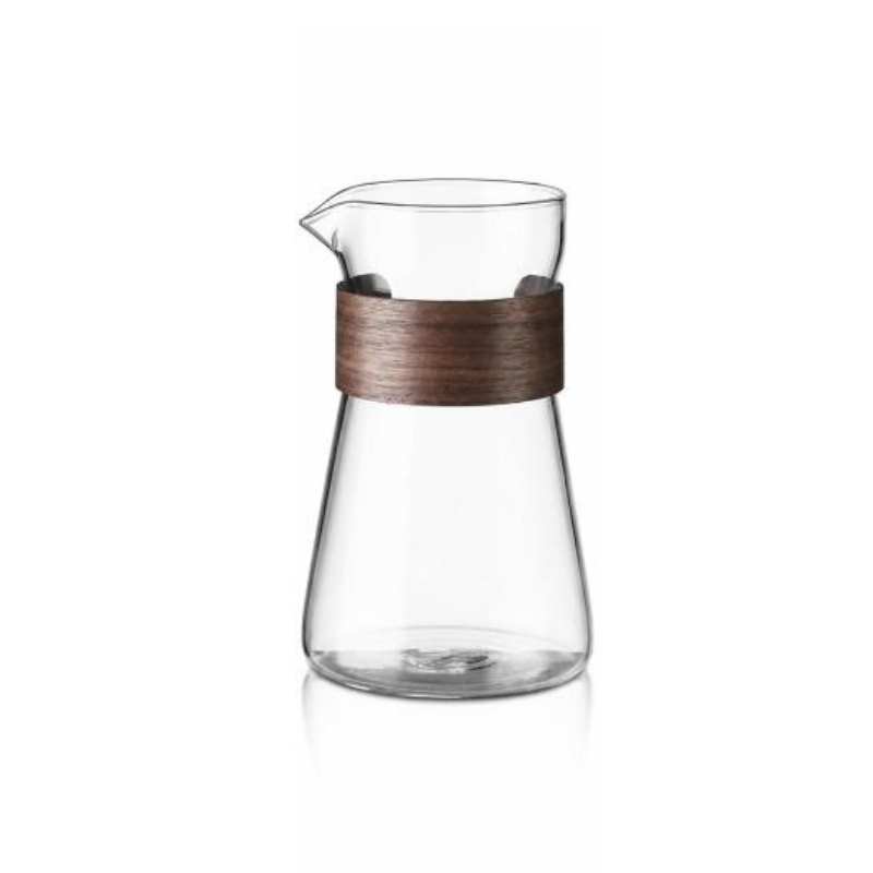 Jarra Servidor Café Vidrio Borosilicato Estilo Japones 370ml