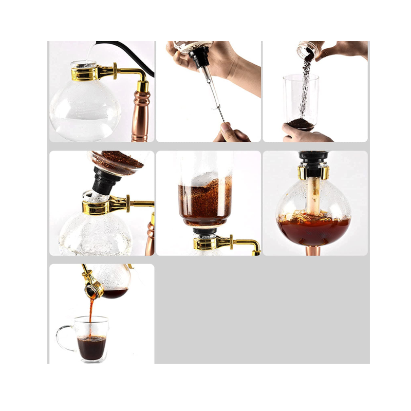Cafetera Sifon Japones 5 Tazas